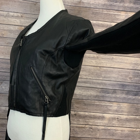 Linea Pelle The Looker Crop Leather Jacket - Picture 7 of 10